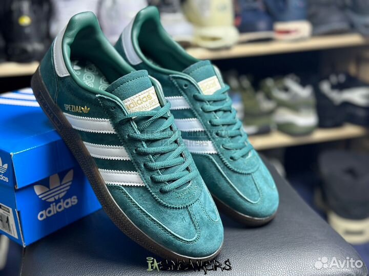 Кеды Adidas Spezial зеленые 41-45