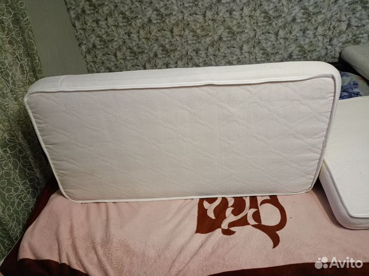 Матрас в детскую кроватку 120 на 60+ 40 на 60