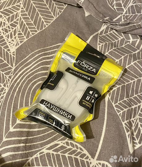 Наушник проводные 3.5 вкладыши с микрофоном