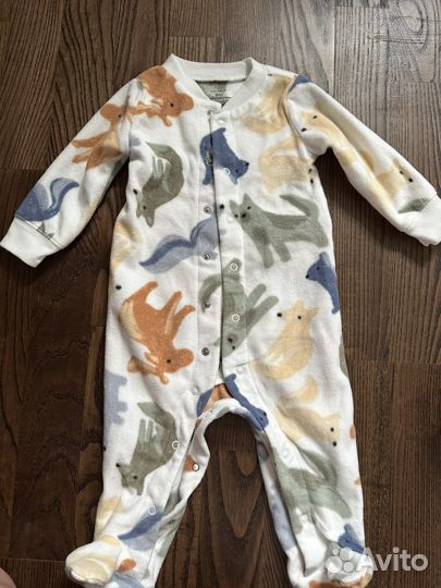 Новый флисовый комбинезон carters 9 месяцев