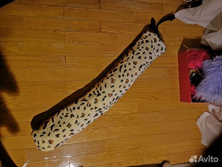 Фурри хвост леопарда для косплея