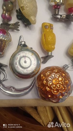 Елочные игрушки СССР в реставрацию