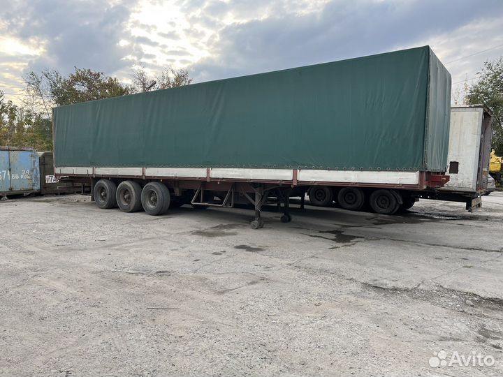 Тент на полуприцеп с воротами, бортами