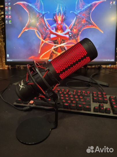 Микрофон hyperx quadcast