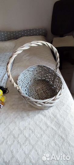 Корзина плетеная большая