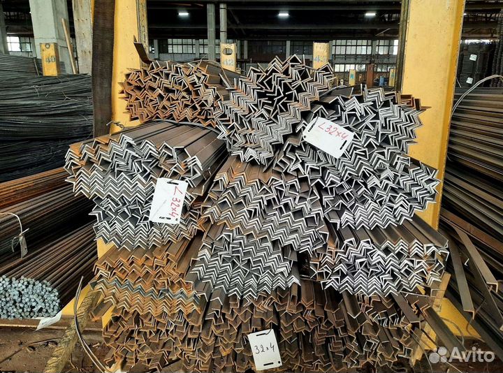 Уголок металлический 50х50х4 длина 6м Ст3