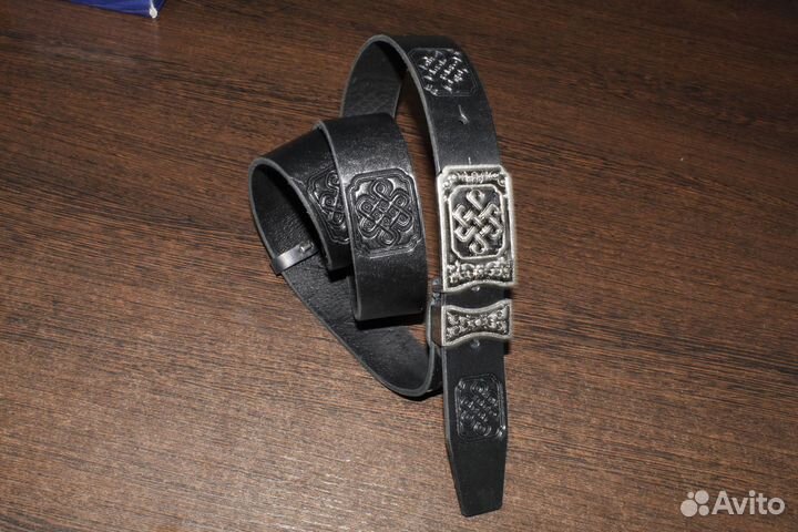 Мужской кожаный ремень