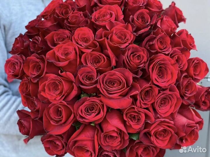 51 роза. Букеты. Цветы от производителя. 24/7