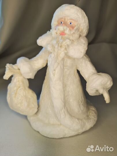 Дед мороз ватный русной работы