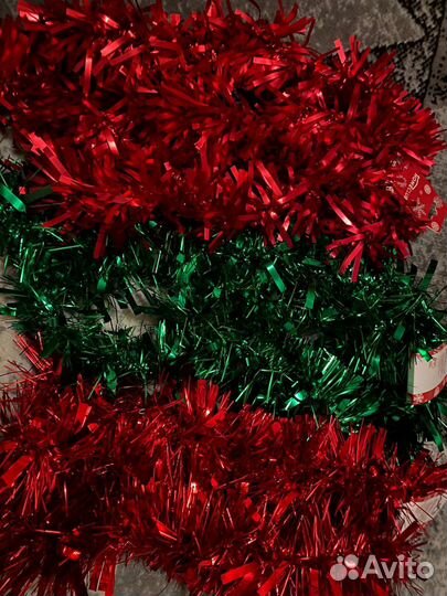 Мишура новогодняя