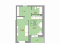 2-к. квартира, 44,1 м², 13/21 эт.