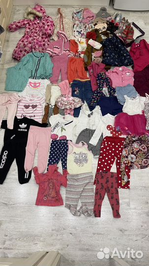 Пакет вещей для девочки от 5 мес до 4 лет