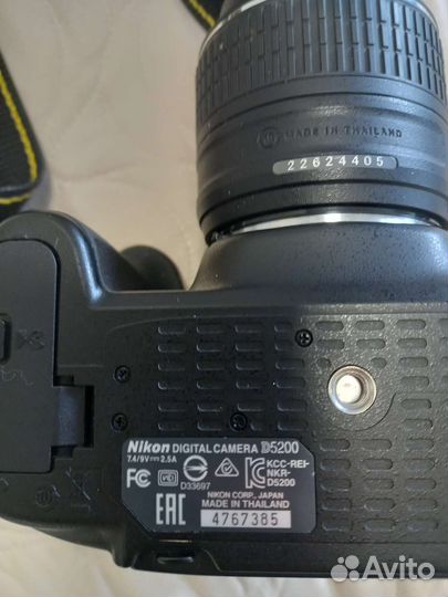 Зеркальный фотоаппарат nikon d5200