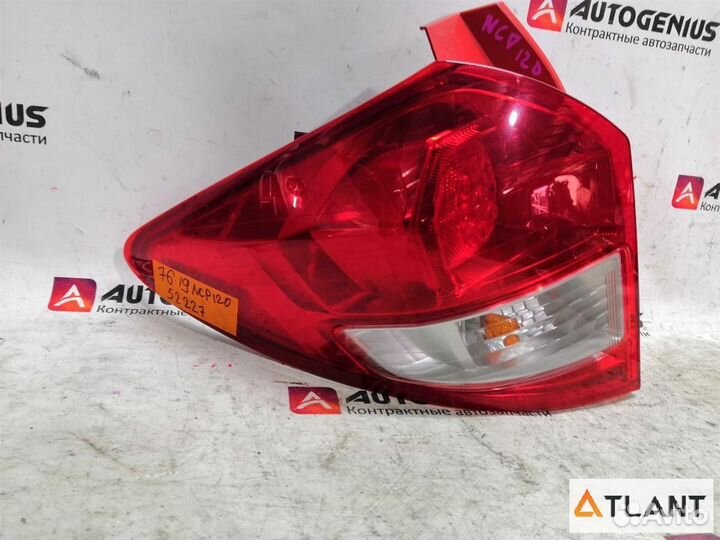 Стоп-сигнал задний левый toyota ractis