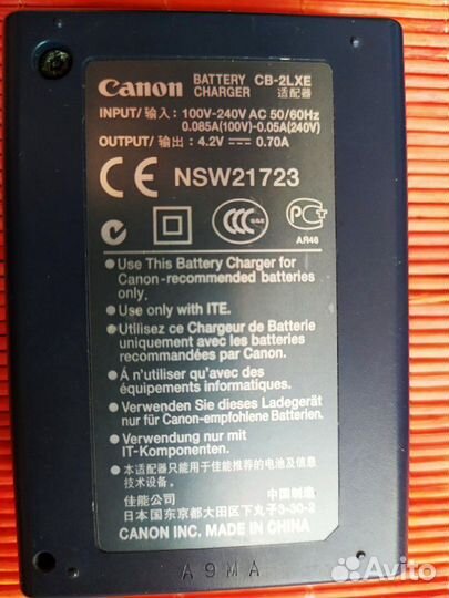 Зарядное устройство CB-2LXE Canon