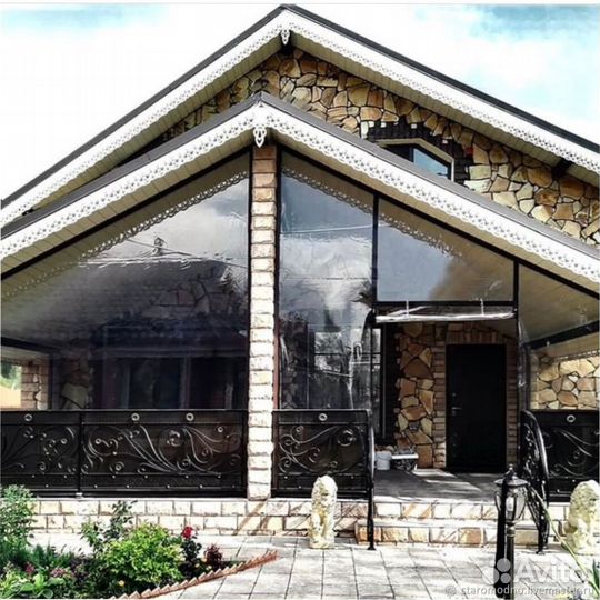 Мягкие окна для террас и беседок / не лопаются