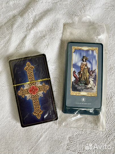 Половинки колод таро