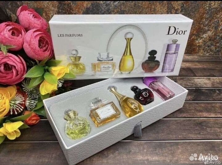 Новый подарочный набор парфюм 5 шт 5 мл Диор Dior