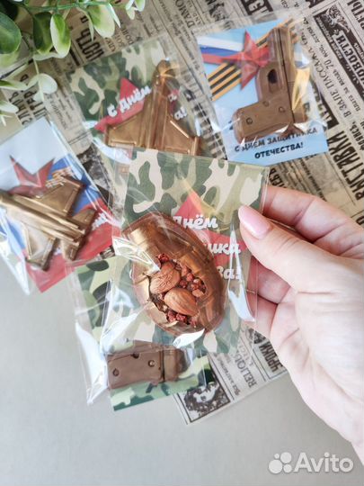 Шоколадные подарки к 23 февраля