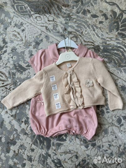 Боди для девочки 68