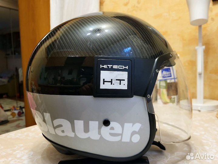 Мотошлем открытый карбоновый Blauer POD Carbon