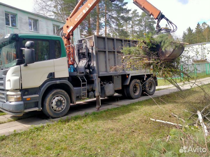 Самосвал с грейфером(хапуга)