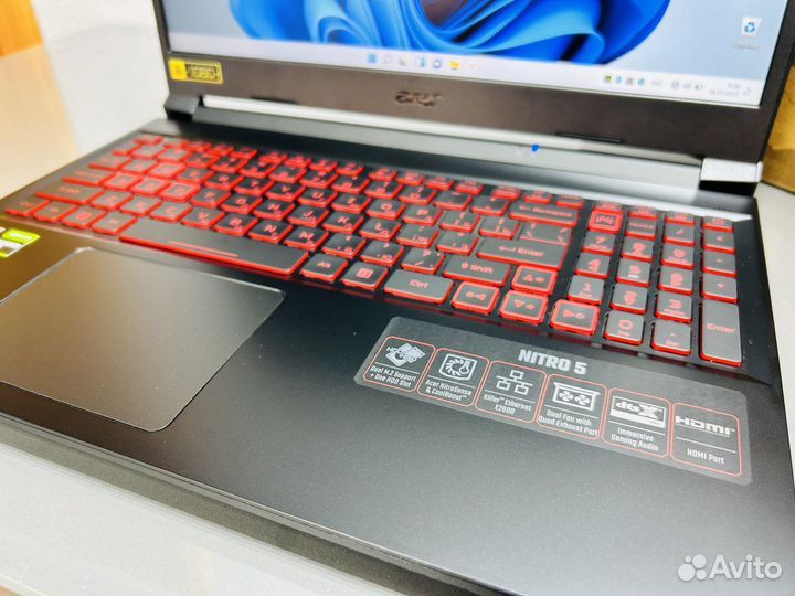 Новый игровой ноутбук Acer nitro 5 R5-5600H
