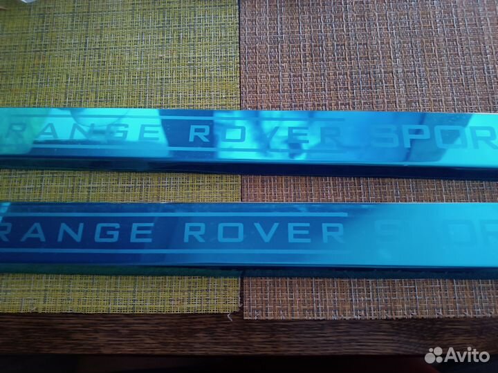 Хром накладки на пороги Renge Rover