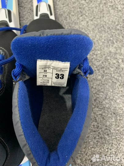 Комплект детских лыж с ботинками