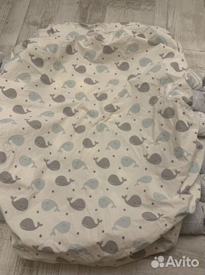 Бортики в кроватку овальную