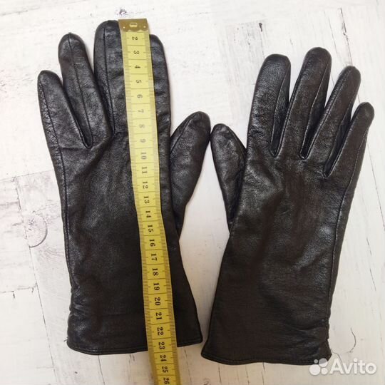 Перчатки кожаные женские 7