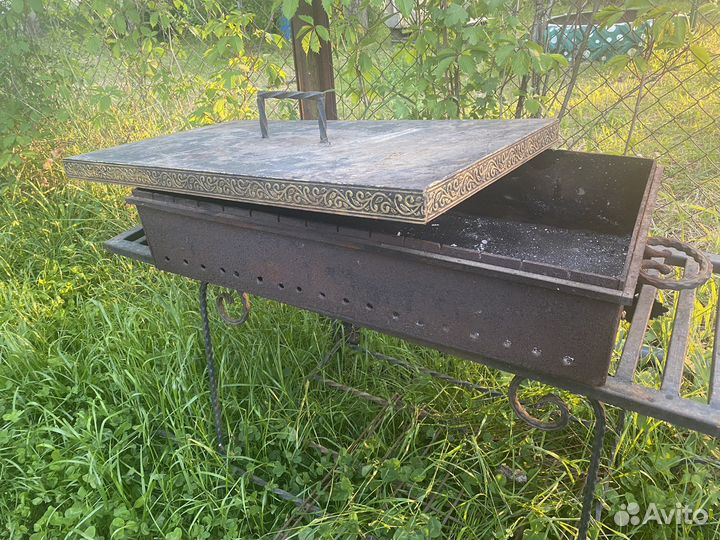 Кованые мангалы с крышей