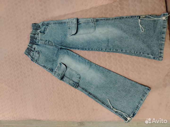 Джинсы для девочки 134