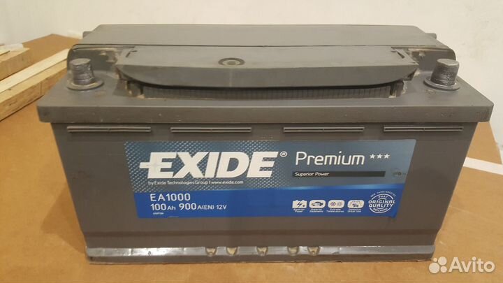 Аккумулятор б/у exide EA1000 100ач