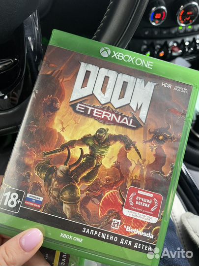 Диски doom eternal на xbox one, x/s