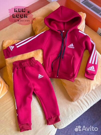 Костюм с начесом adidas 86 92 98 104 110 116