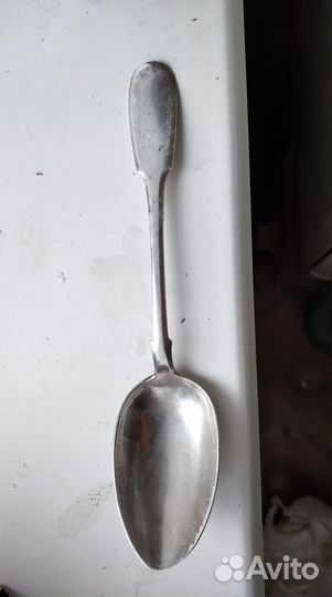 Ложка серебро 1884 год проба 84 царская Россия