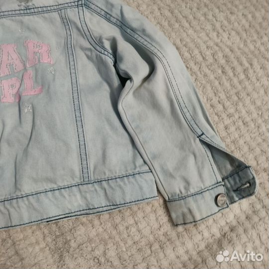 Джинсовая куртка для девочки 110