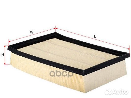 Фильтр воздушный landrover Freelander 08/10- L