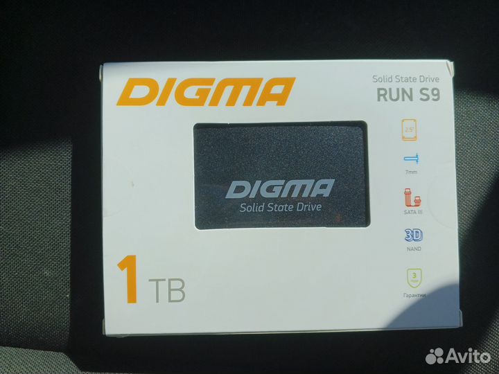 SSD накопитель Run S9 1тб 2,5