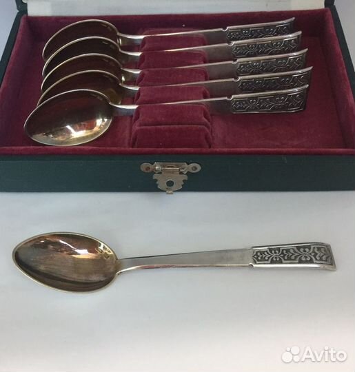 Чайные ложки серебро СССР