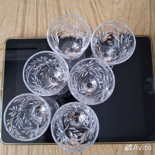 Хрустальные рюмки на ножке СССР