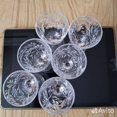 Хрустальные рюмки на ножке СССР