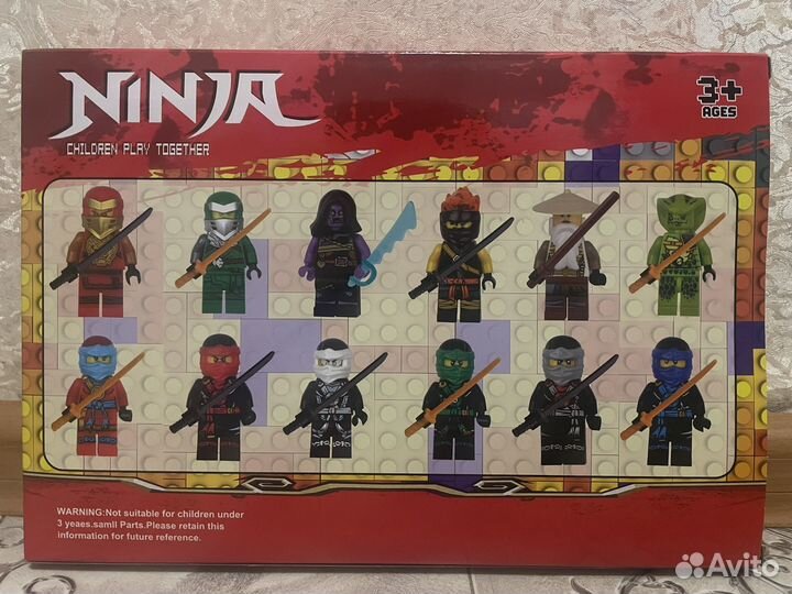 Ninjago мини фигурки 12 шт в наборе