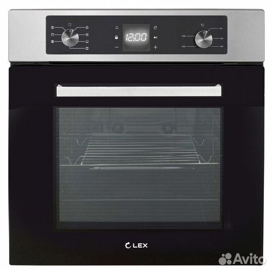 Духовка электрическая LEX EDM 071 IX 60л 7режимов
