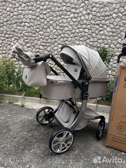 Коляска 3 в 1 из Эко кожи