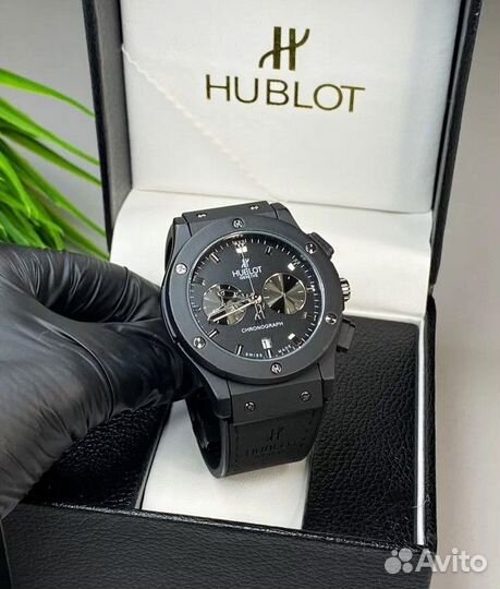 Часы мужские Hublot черные