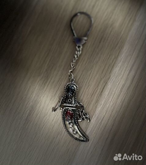 Нож брелок из серебра 925 египет