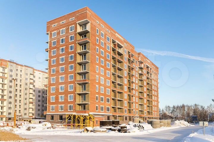 2-к. квартира, 54,6 м², 1/10 эт.