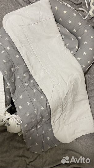 Кокон гнездышко (комплект в детскую кроватку)